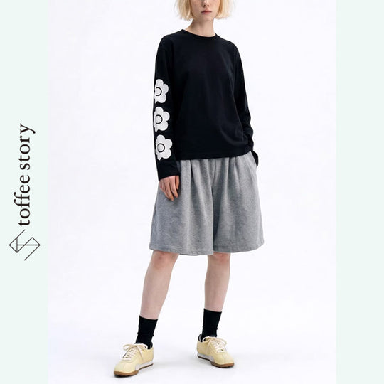 【2color】抜け感をつくる ワイドキュロット《i0885》